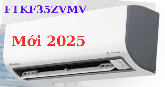 Điều hòa Daikin inverter 12000 Btu FTKF35ZVMV Model mới 2025
