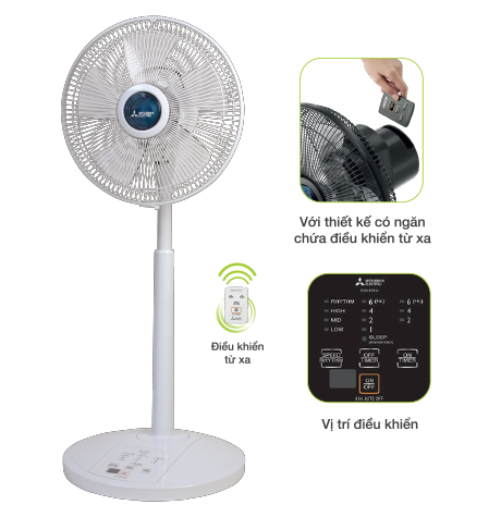 Quạt lững Mitsubishi Electric R30-HRT