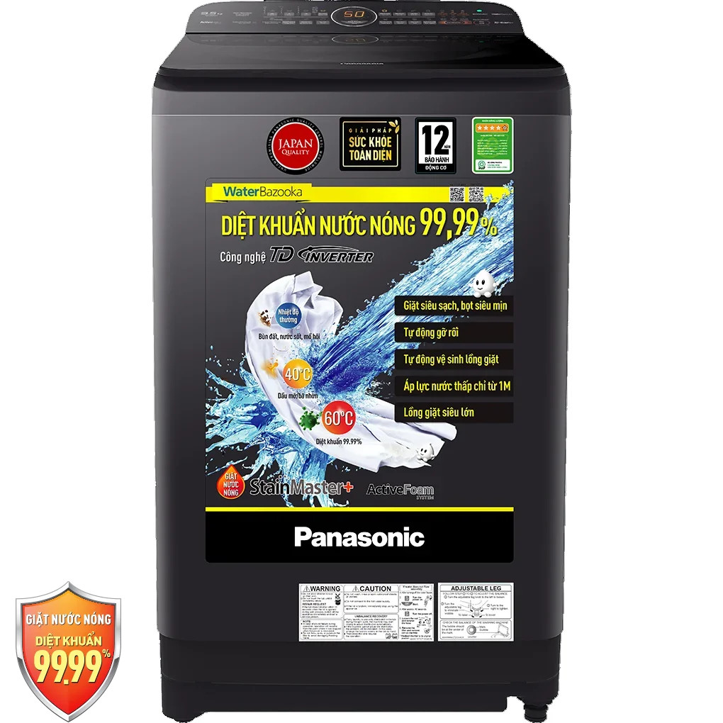 Máy giặt Panasonic Inverter 10.5 Kg NA-FD10VR1BV
