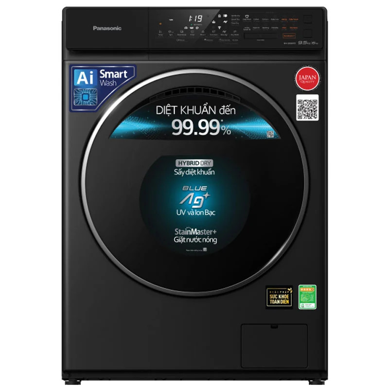 Máy giặt sấy Panasonic Inverter 9.5 kg giặt/ 6 kg sấy NA-S956FR1BV