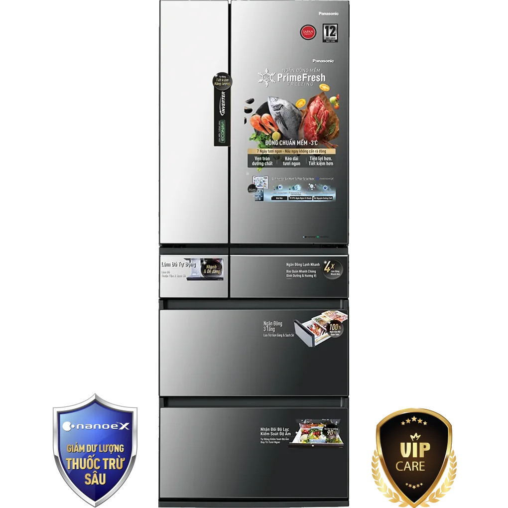Tủ lạnh Panasonic Inverter 491 lít NR-F503GT-X2
