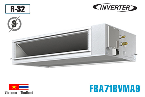 Điều hòa nối ống gió Daikin 24000Btu inverter cao cấp 3 Pha FBA71BVMA9/RZF71CYM