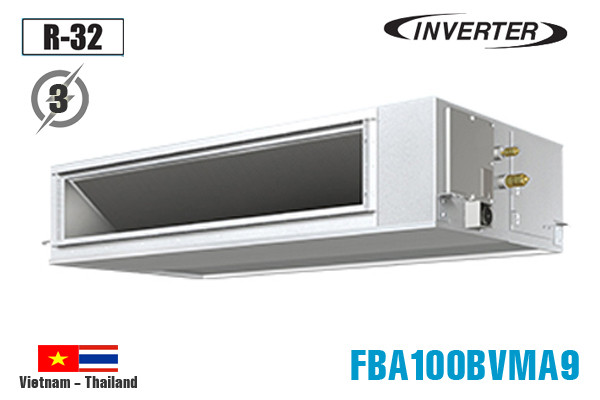 Điều hòa nối ống gió Daikin 34000Btu inverter cao cấp 3 Pha FBA100BVMA9/RZF100CYM
