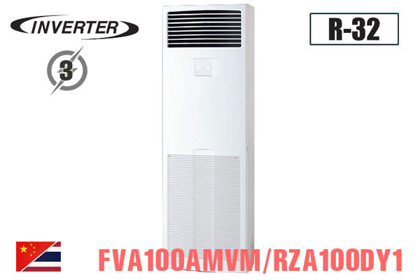 Điều hòa cây Daikin 2 chiều 34000Btu inverter 3 pha FVA100AMVM/RZA100DY1