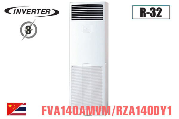 Điều hòa cây Daikin 2 chiều 48000Btu inverter 3 Pha FVA140AMVM/RZA140DY1