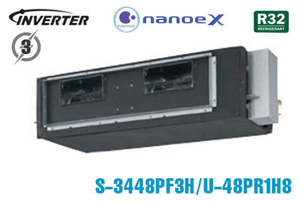 Điều hòa dấu trần nối ống gió Panasonic 48000Btu inverter 3 Pha S-3448PF3H/U-48PR1H8