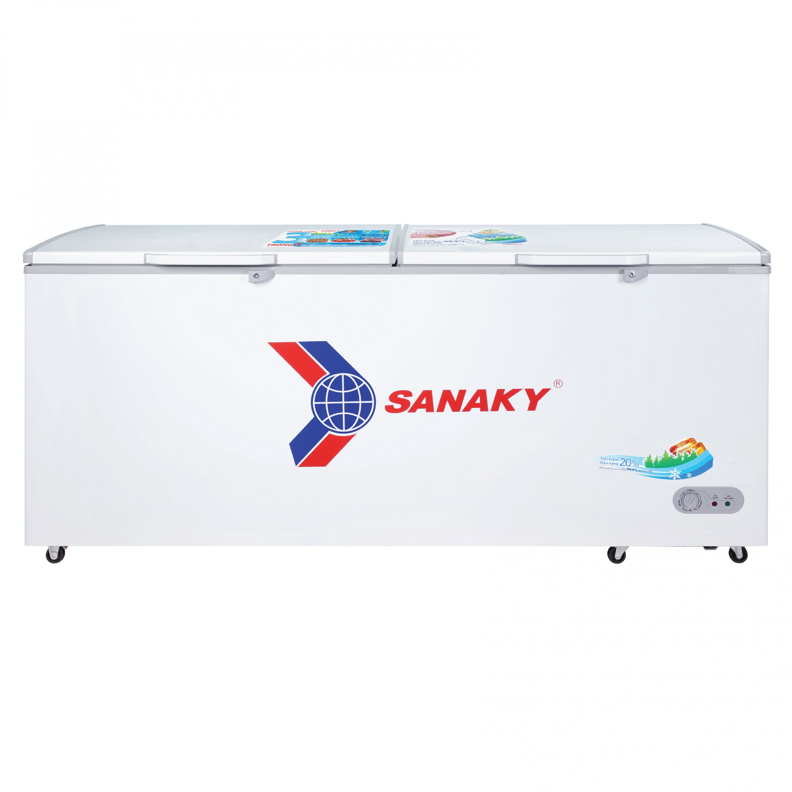 Tủ Đông Sanaky 761 lít, 1 ngăn đông, 2 cánh mở VH-8699HY