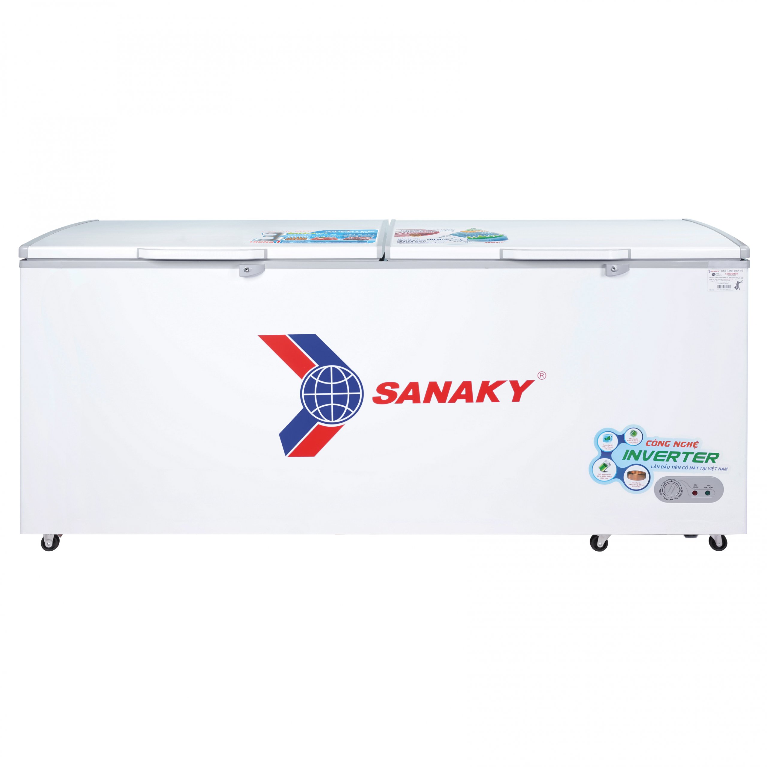 Tủ Đông Sanaky inverter 761 lít, 1 ngăn đông, 2 cánh mở VH-8699HY3