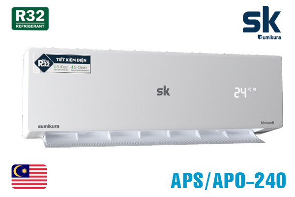 Điều hòa Sumikura 1 chiều 24.000BTU APS/APO-240/MORANDI
