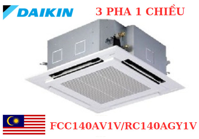 Điều hòa âm trần Daikin 45.000Btu 1 chiều 3 pha FCC140AV1V/RC140AGY1V