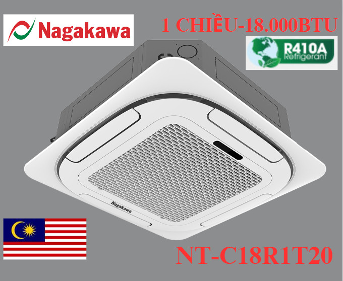 Điều hòa âm trần Nagakawa 18.000BTU 1 chiều NT-C18R1T20