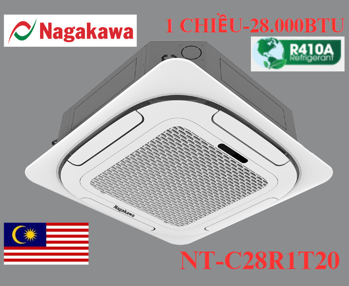 Điều hòa âm trần Nagakawa 28.000BTU 1 chiều NT-C28R1T20