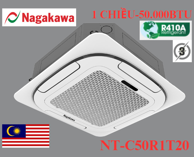 Điều hòa âm trần Nagakawa 50.000BTU 1 chiều NT-C50R1T20