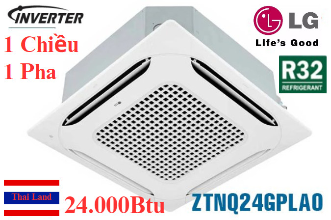 Điều hòa âm trần LG inverter 24000Btu 1 pha 1 chiều ZTNQ24GPLA0/ZUAC1