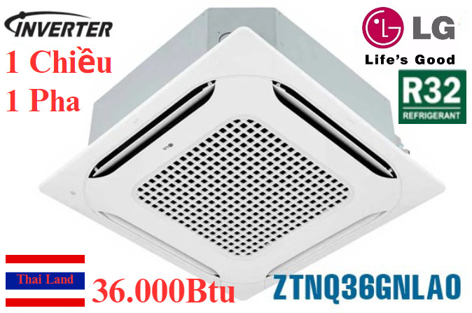 Điều hòa âm trần LG inverter 36000Btu 1 pha 1 chiều ZTNQ36GNLA0/ZUAD1