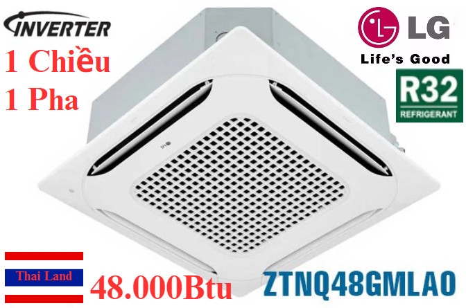 Điều hòa âm trần LG inverter 48000Btu 1 pha 1 chiều ZTNQ48GMLA0/ZUAD1