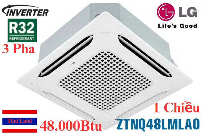 Điều hòa âm trần LG inverter 48000Btu 3 pha 1 chiều ZTNQ48LMLA0/ZUAD3