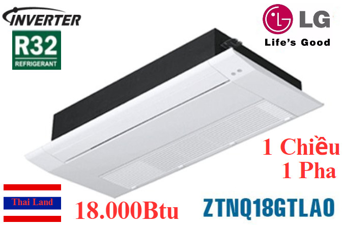 Điều hòa âm trần LG inverter 1 hướng thổi 18000Btu 1 chiều 1 pha ZTNQ18GTLA0/ZUAB1