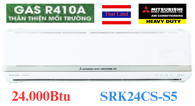 Điều hòa Mitsubishi Heavy 24.000Btu 1 chiều SRK24CS-S5
