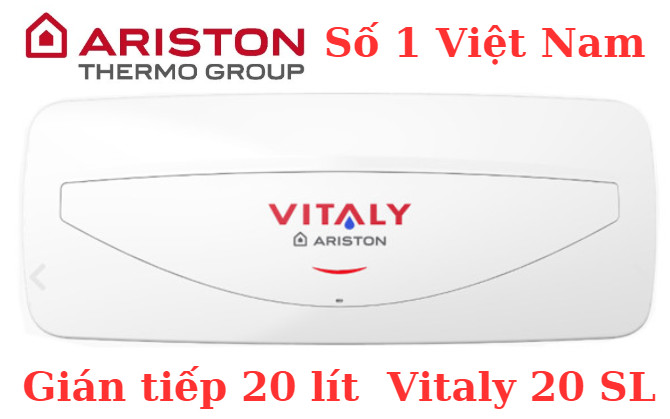 Bình nóng lạnh Ariston 20l Vitaly 20 SLIM