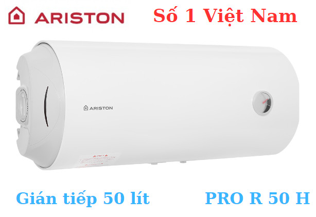 Máy nước nóng gián tiếp Ariston 50 lít PRO R 50 H ngang
