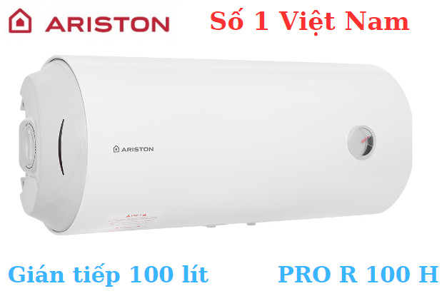 Máy nước nóng gián tiếp Ariston 100 lít PRO R 100 H ngang