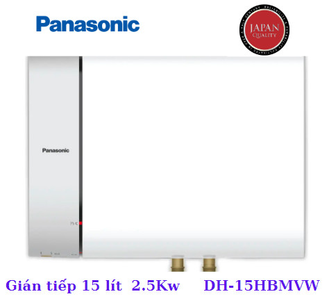 Máy nước nóng gián tiếp Panasonic 15 lít DH-15HBMVW