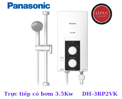Máy nước nóng trực tiếp Panasonic 3500W DH-3RP2VK (có bơm)
