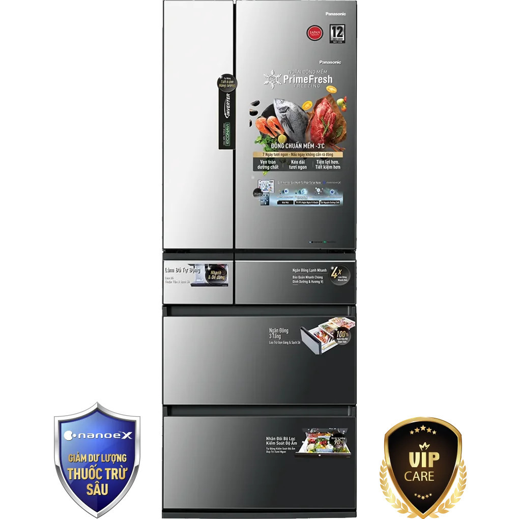 Tủ lạnh Panasonic Inverter 589 lít NR-F603GT-X2