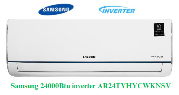 Điều hòa Samsung 24000Btu inverter AR24TYHYCWKNSV