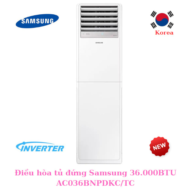 Điều hòa tủ đứng Samsung inverter 36.000Btu AC036BNPDKC/TC
