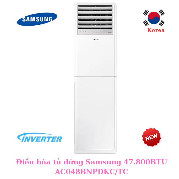 Điều hòa tủ đứng Samsung inverter 48.000Btu AC048BNPDKC/TC