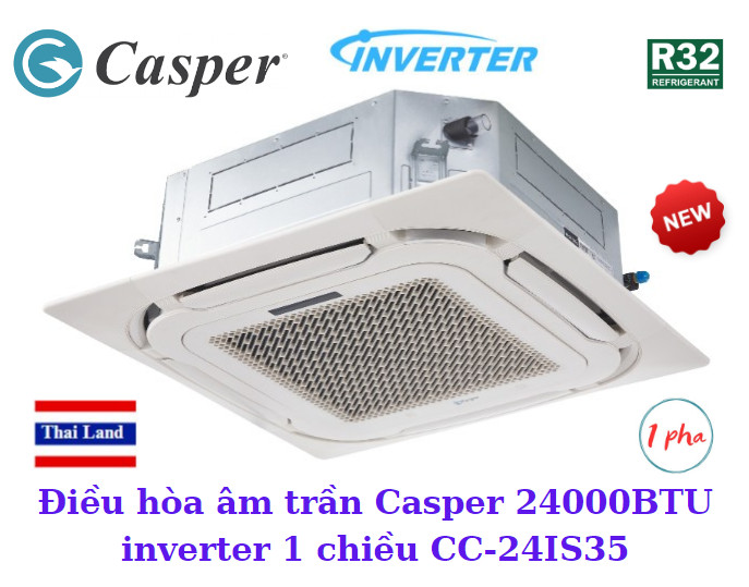 Điều hòa âm trần Casper 24000BTU inverter 1 chiều CC-24IS35