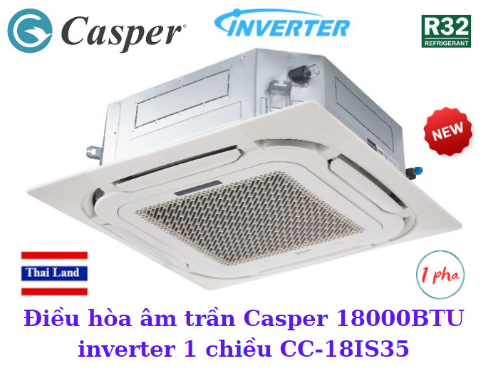 Điều hòa âm trần Casper 18000BTU inverter 1 chiều CC-18IS35