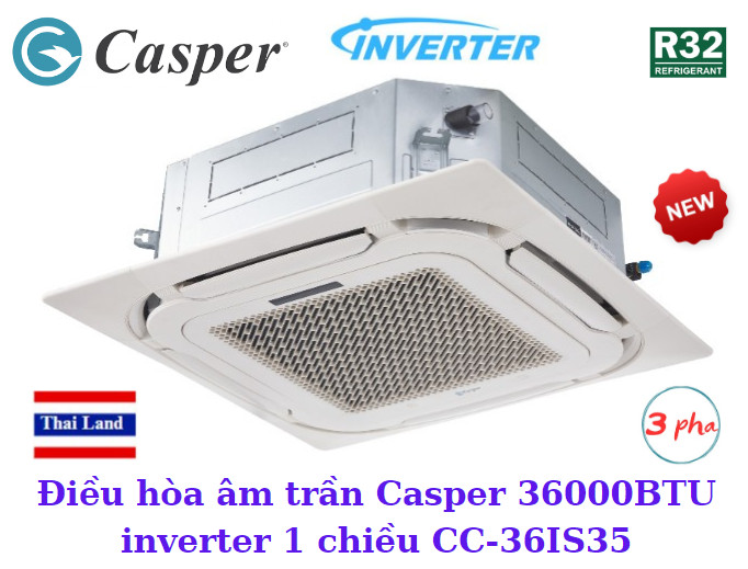 Điều hòa âm trần Casper 36000BTU inverter 1 chiều CC-36IS35