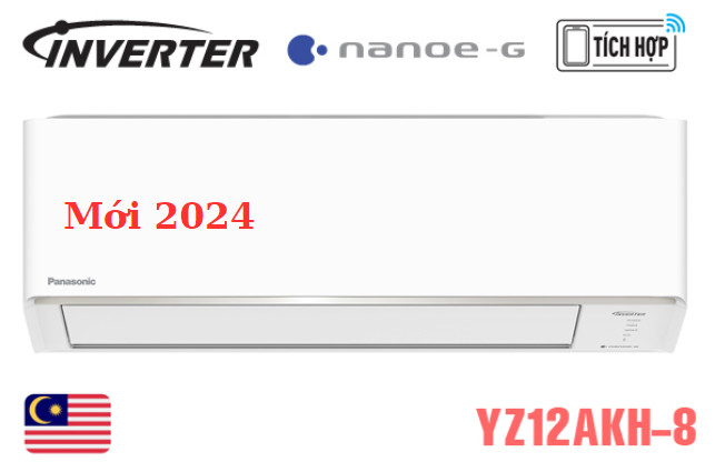 Điều hòa Panasonic 2 chiều 12.000Btu inverter YZ12AKH-8