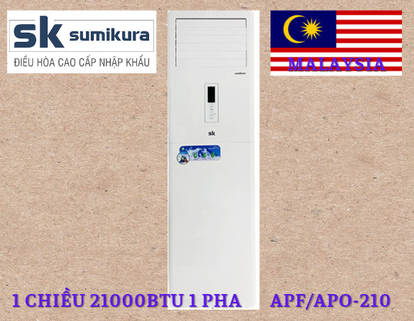 Điều hòa tủ đứng Sumikura 21000BTU 1 chiều APF/APO-210