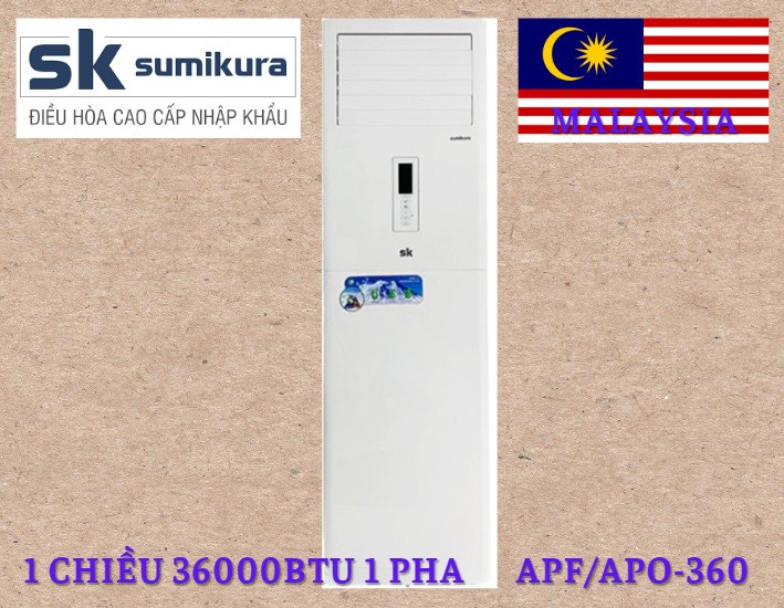 Điều hòa tủ đứng Sumikura 36.000BTU 1 chiều APF/APO-360