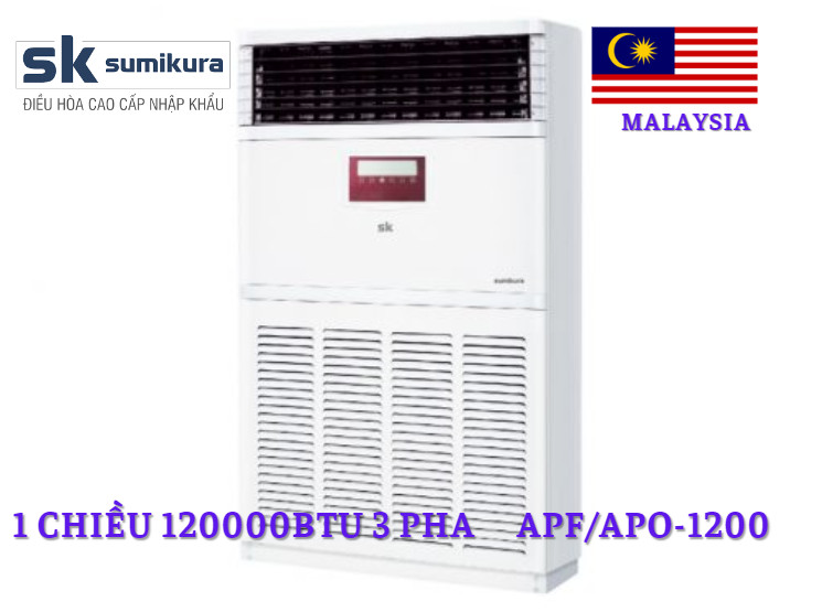 Điều hòa tủ đứng Sumikura 120.000BTU 1 chiều APF/APO-1200
