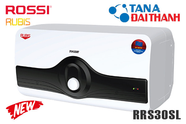 Bình nóng lạnh Rossi Rubis 30 lít ngang RRS30SL