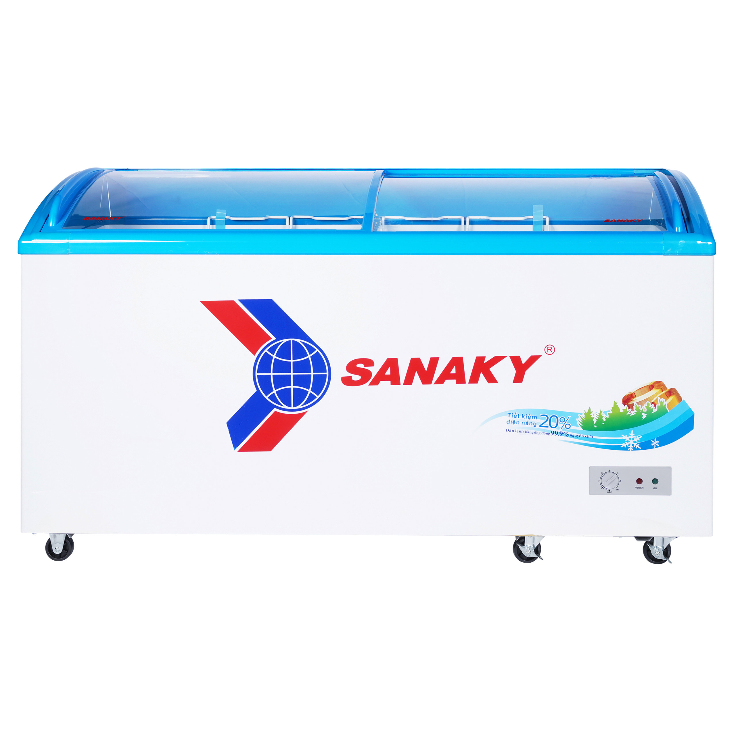 Tủ Đông mặt kính trưng bày Sanaky 450 lít VH-6899K