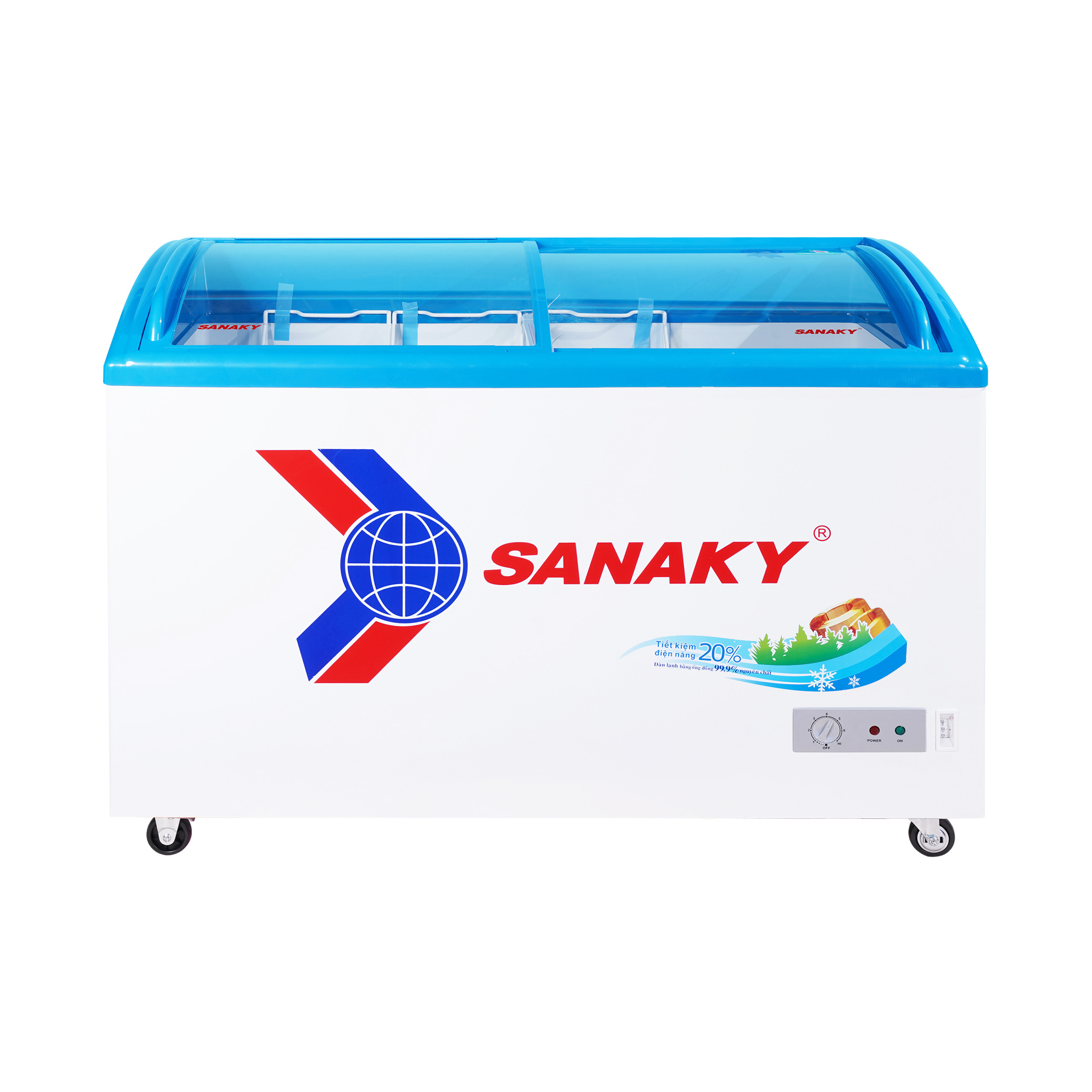 Tủ Đông mặt kính trưng bày Sanaky 340 lít VH-4899K