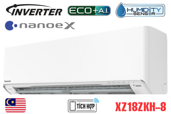 Điều hòa Panasonic 2 chiều inverter cao cấp 18.000BTU XZ18ZKH-8