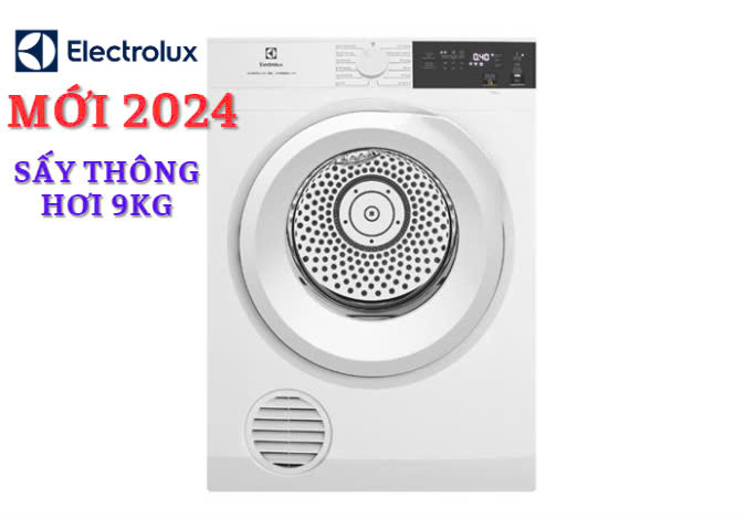 Máy sấy thông hơi Electrolux UltimateCare 9 kg EDV904H3WC