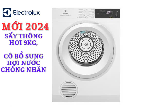 Máy sấy thông hơi Electrolux UltimateCare 9 kg EDS904H3WC