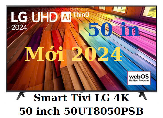 Smart Tivi LG 4K 50 inch 50UT8050PSB