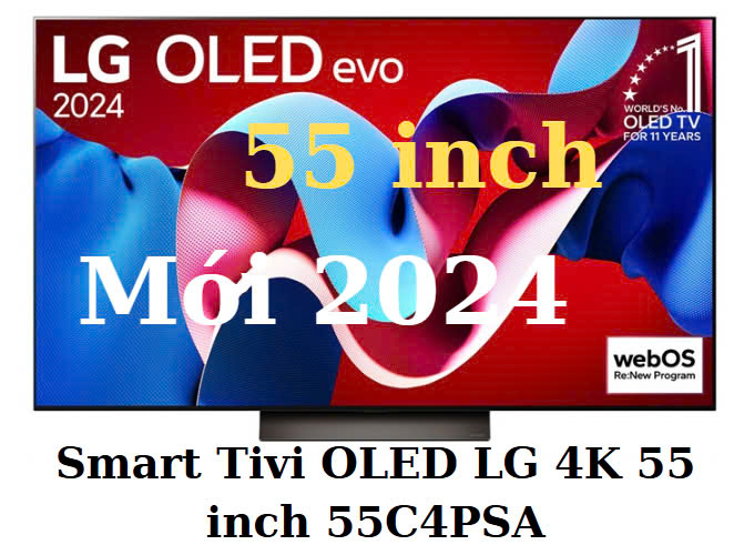 Smart Tivi OLED LG 4K 55 inch 55C4PSA