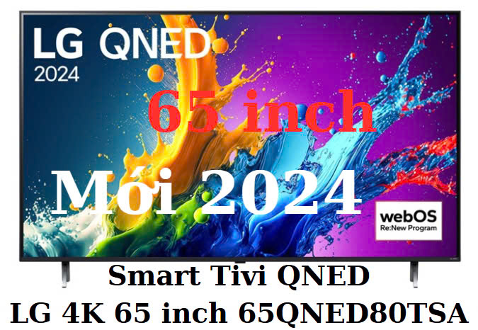 Smart Tivi QNED LG 4K 65 inch 65QNED80TSA
