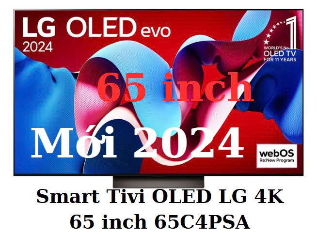 Smart Tivi OLED LG 4K 65 inch 65C4PSA