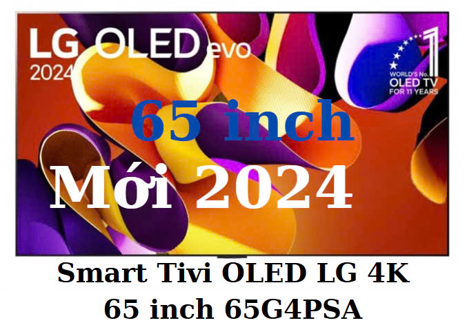 Smart Tivi OLED LG 4K 65 inch 65G4PSA